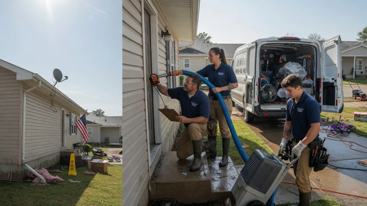 Ceiling Water Damage Restoration in Neosho, WI near me